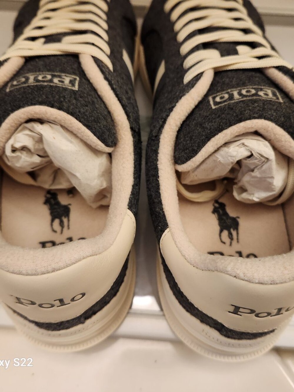 Polo Ralph Lauren Heritage Court II Wool Sneakers. NIB. Size 11.5 - Picture 7 of 11